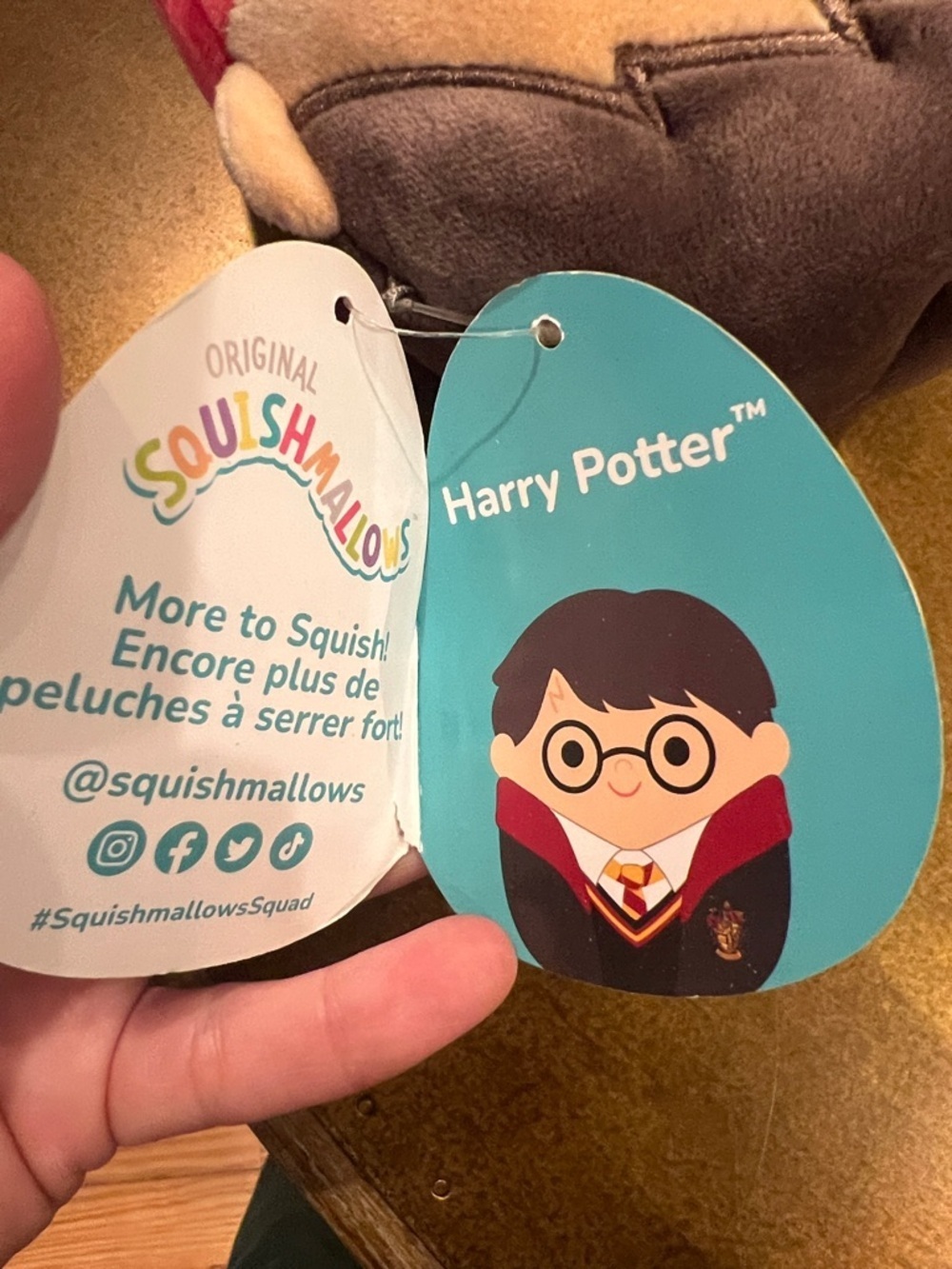 6” Squishmallows Gryffindor-Inspired Plush - Harry Potter - Picture 3 of 5